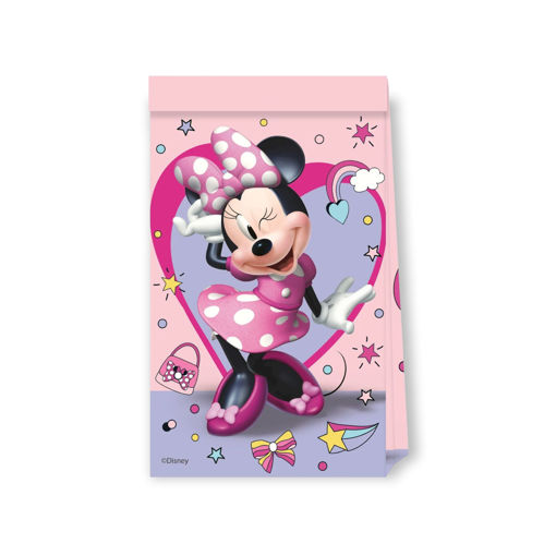 Picture of MINNIE JUNIOR PAPER PARTY BAGS - 4 PACK